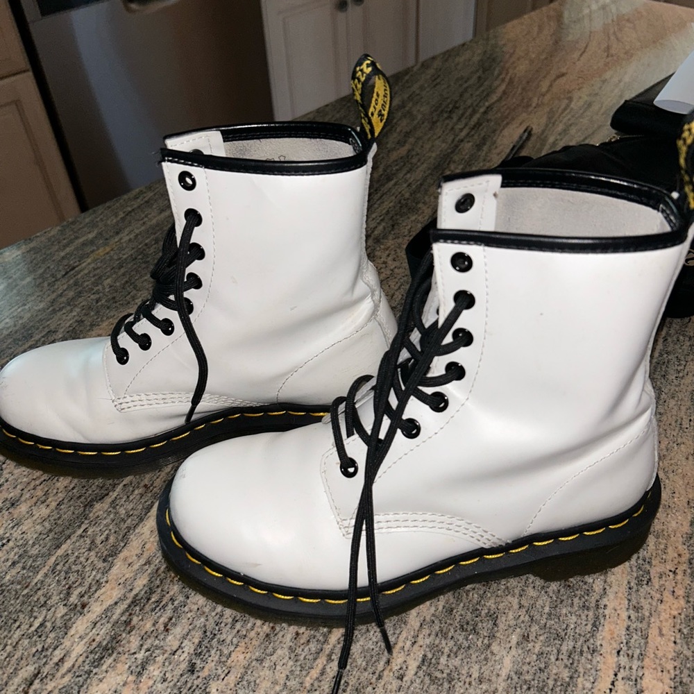 White Dr. Martens